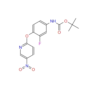 tert-butyl {3-fluoro-4-[(5-nitropyridin-2-yl)oxy]phenyl}carbamate 1195781-41-9