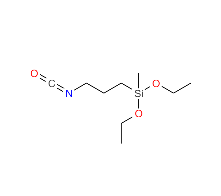 3-异氰酸丙酯基甲基二乙氧基硅烷 33491-28-0