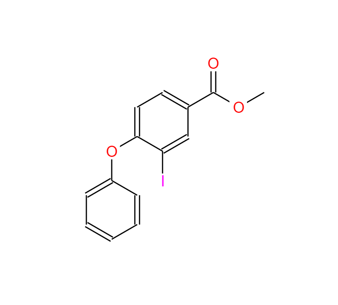 3-碘-4-(苯氧基)苯甲酸甲酯