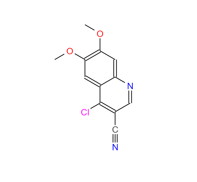 4-氯-3-氰基-6,7-二甲氧基喹啉