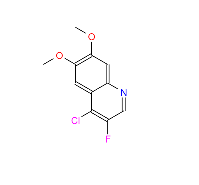 4-chloro-3-fluoro-6,7-dimethoxyquinoline4-chloro-3-fluoro-6,7-dimethoxyquinoline