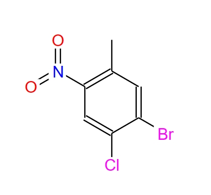 1-溴-2-氯-5-甲基-4-硝基苯 1268816-55-2