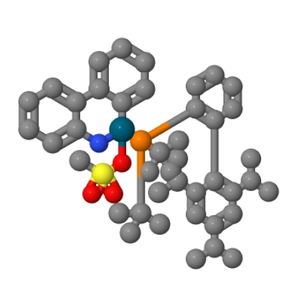 1447963-75-8；甲烷磺酸(2-二叔丁基膦基-2',4',6'-三异丙基-1,1'-联苯基)(2'-氨基-1,1'-联苯-2-基)钯(II)