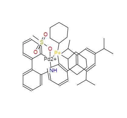 1445085-55-1；甲磺酸(2-二环己基膦基-2',4',6'-三-异丙基-1,1'-联苯基)(2'-氨基-1,1'-联苯-2-基)钯(II)