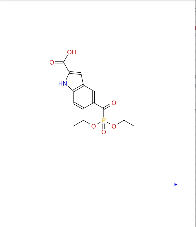 5-[(二乙氧基膦酰基)羰基]-1H-吲哚-2-羧酸