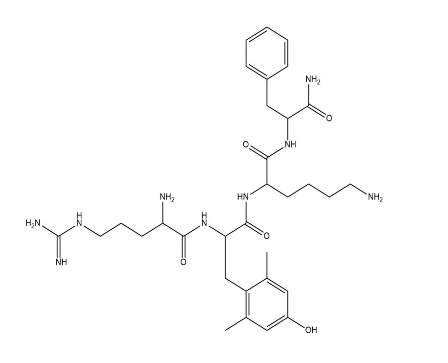 736992-21-5 D-精氨酰-2,6-二甲基-L-酪氨酰-L-赖氨酰-L-苯丙氨酰胺 Elamipretide