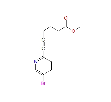 methyl6-(5-bromo-2-pyridinyl)-5-hexynoate 111770-83-3