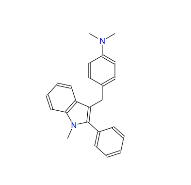 3-(p-dimethylaminobenzyl)-1-methyl-2-phenylindole 82946-81-4