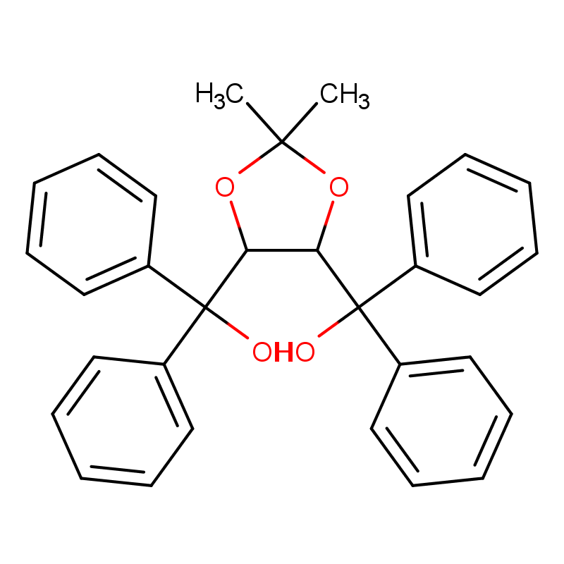 (4S,5S)-(2,2-二甲基-1,3-二氧戊环-4,5-二基)双(二苯基甲醇)  93379-49-8