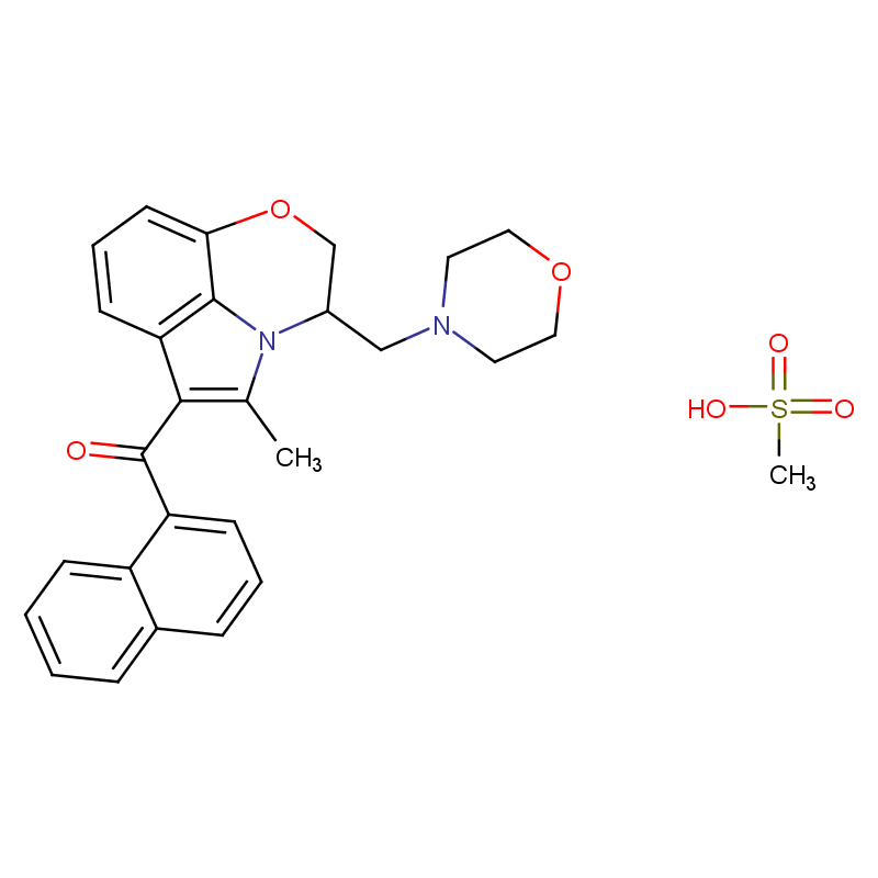 (R)-(+)-WIN55,212-2甲磺酸盐  131543-23-2