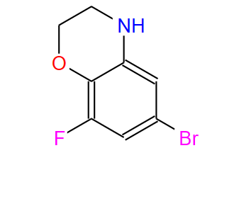 1256255-94-3；6-溴-8-氟-3,4-二氢-2H-苯并[b][1,4]恶嗪；6-Bromo-8-fluoro-3,4-dihydro-2H-1,4-benzoxazine