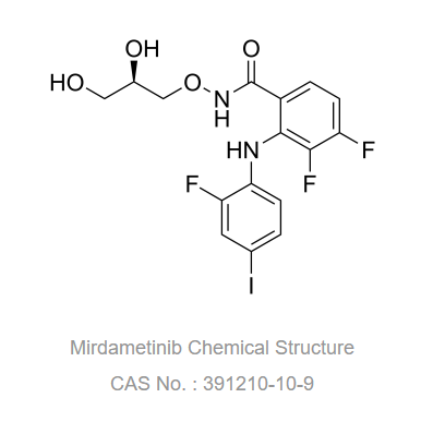 ?Mirdametinib (PD0325901) 是一种具有口服活性，选择性和非 ATP 竞争性的 MEK 抑制剂