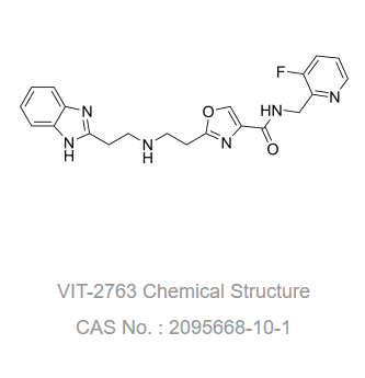 ?VIT-2763是具有口服活性的铁转运蛋白 (ferroportin) 的抑制剂