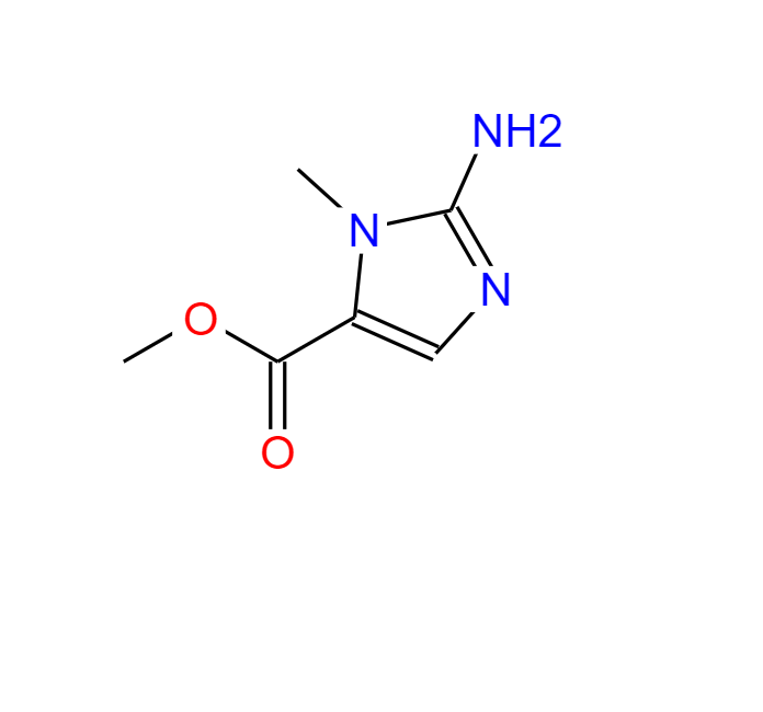 2-氨基-1-甲基-1H-咪唑-5-甲酸甲酯