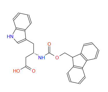 353245-98-4；(ΒS)-Β-[[(9H-芴-9-甲氧基)羰基]氨基]-1H-吲哚-3-丁酸；FMOC-L-BETA-HOMOTRYPTOPHAN