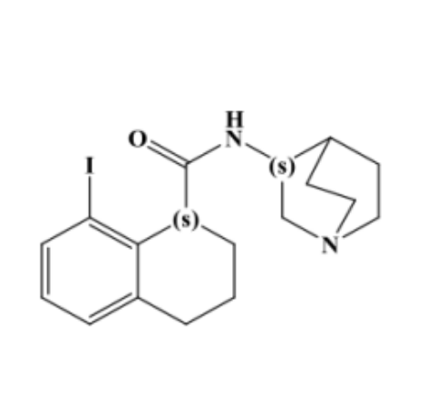 8-iodo-N-(quinuclidin-3-yl)-1,2,3,4- tetrahydronaphthalene-1-carboxamide