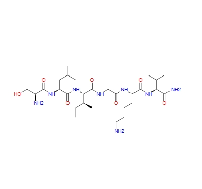 H-丝氨酰亮氨酰异亮氨酰甘氨酰赖氨酰缬氨酰NH2 190383-13-2