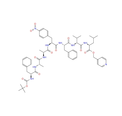 Boc-Phe-Ala-Ala-4-nitro-Phe-Phe-Val-Leu-pyridin-4-ylmethyl ester 86063-97-0