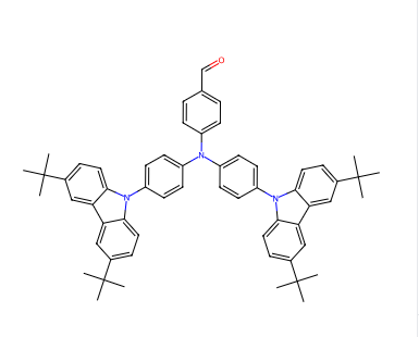 4-{N,N-双[4-(3,6-二叔丁基咔唑-9-基)苯基]氨基}苯甲醛  荧光染料 