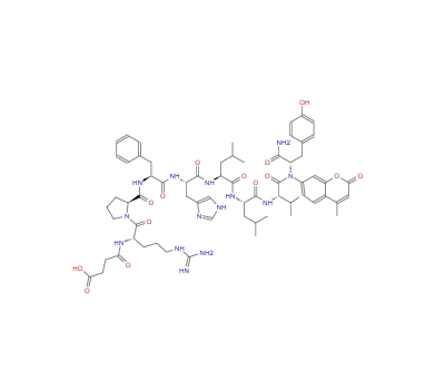 Suc-Arg-Pro-Phe-His-Leu-Leu-Val-Tyr-AMC 76524-84-0