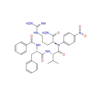 N-苯甲酰-苯丙氨酸-缬氨酸精氨酸对硝基苯胺盐酸盐 54799-93-8