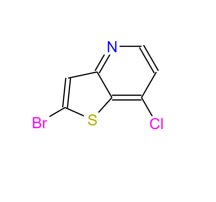 2-溴-7-氯噻吩并[3,2-B]吡啶