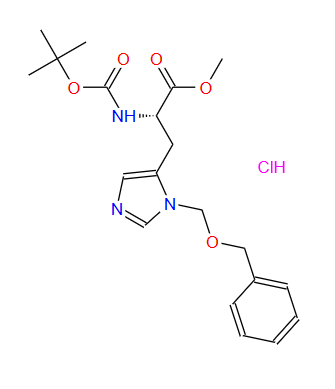 83468-80-8；N-[叔丁氧羰基]-3-[(苯基甲氧基)甲基]-L-组氨酸甲酯单盐酸盐；Boc-His(3-Bom)-OMe · HCl