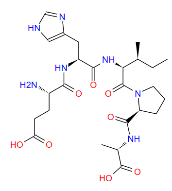 137235-80-4；假定肽模拟物；GLU-HIS-ILE-PRO-ALA