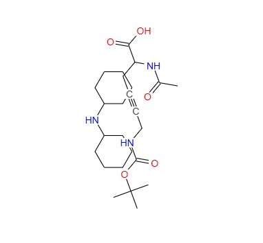 2-乙酰氨基-6-((叔丁氧基羰基)氨基)己-4-炔酸 二环己胺盐 90102-79-7