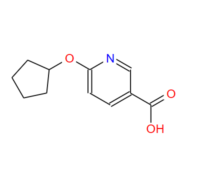 509101-14-8； 6-(环戊氧基)吡啶-3-羧酸；6-cyclopentyloxy-pyridine-3-carboxylic acid