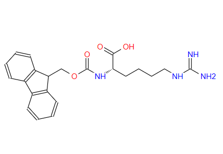 776277-76-0； 芴甲氧羰基-L-高精氨酸；N2-(((9H-Fluoren-9-yl)methoxy)carbonyl)-N6-carbamimidoyl-L-lysine
