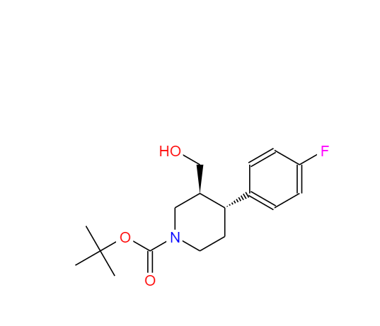 (3S,4R)-4-(4-氟苯基)-3-(羟基甲基)-1-哌啶羧酸叔丁酯