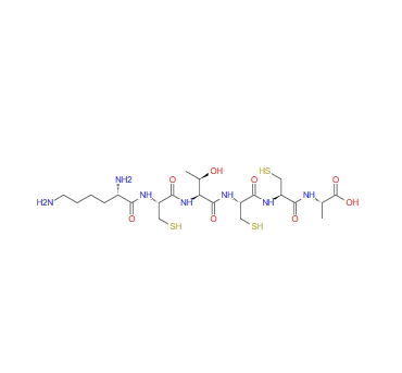L-赖氨酰-L-半胱氨酰-L-苏氨酰-L-半胱氨酰-L-半胱氨酰-L-丙氨酸 69557-39-7
