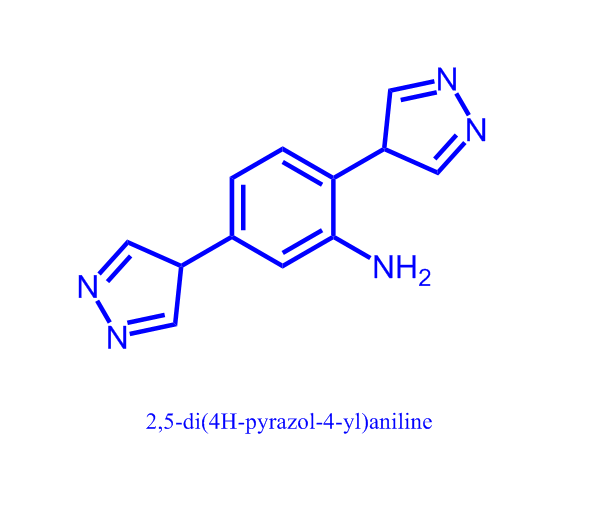 2,5-di(4H-pyrazol-4-yl)aniline