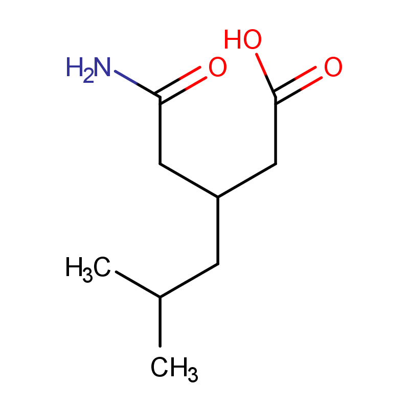 (R)-(-)-3-(氨甲酰甲基)-5-甲基己酸  181289-33-8