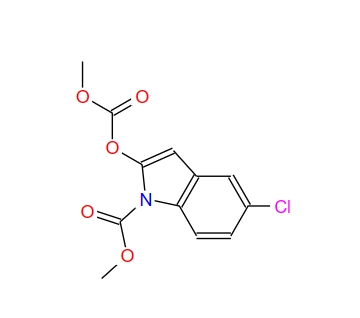 5-chloro-2-methoxycarbonyloxy-indole-1-carboxylic acid methyl ester 197776-01-5