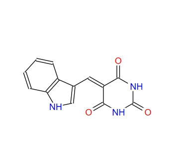 5-[(1H-indol-3-yl)methylidene]-2,4,6(1H,3H,5H)-pyrimidinetrione 24774-42-3