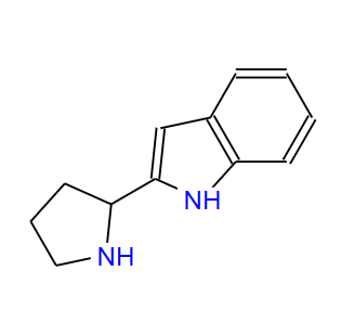 2-吡咯烷-2-基-1H-吲哚；112565-42-1；2-PYRROLIDIN-2-YL-1H-INDOLE