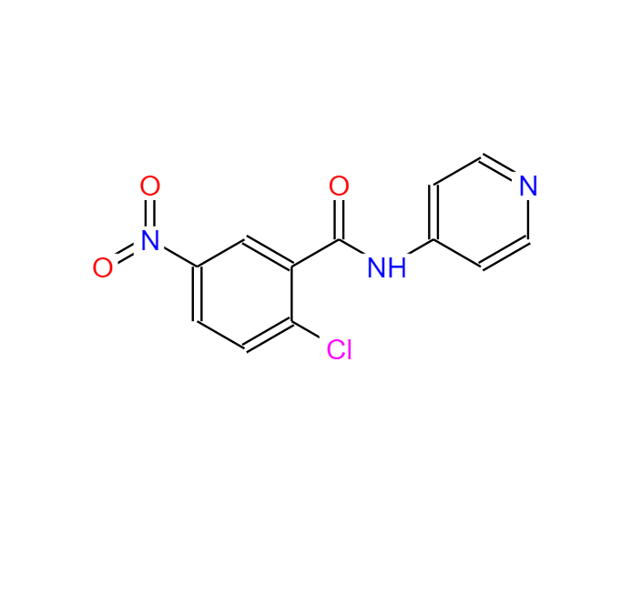 2-氯-5-硝基-N-4-吡啶基苯甲酰胺