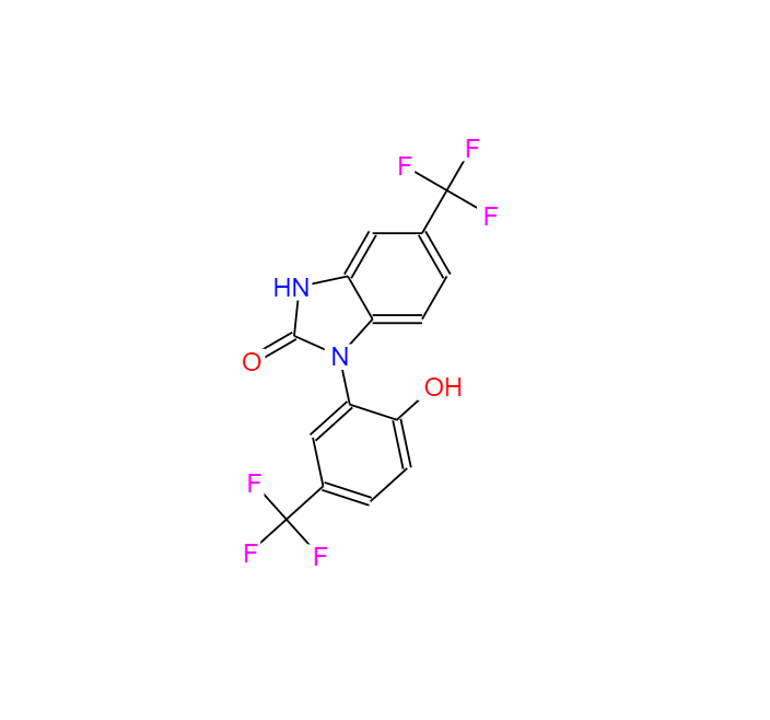 1-(2-羟基-5-(三氟甲基)苯基)-5-(三氟甲基)-1H-苯并[D]咪唑-2(3H)-酮