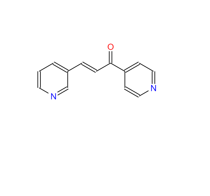 3-(3-吡啶基)-1-(4-吡啶基)-2-丙烯-1-酮 13309-08-5