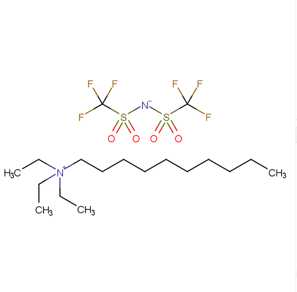 癸基三乙基铵双（三氟甲烷磺酰）亚胺盐