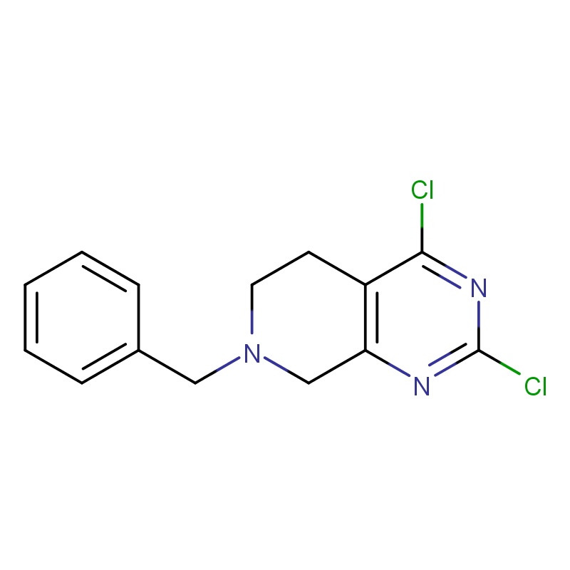  7-苄基-2,4-二氯-5,6,7,8-四氢吡啶并[3,4-d]嘧啶  1059735-34-0