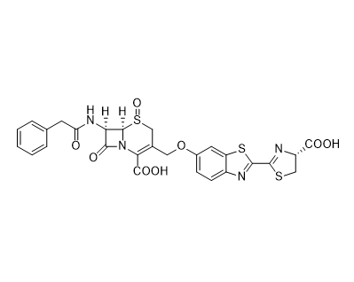 6R，7R）-3-（（（2-（（R）-4-羧基-4,5-二氢噻唑-2-基）苯并[d]噻唑-6-基）氧基）甲基）