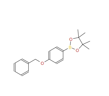 2-(4-(苄氧基)苯基)-4,4,5,5-四甲基-1,3,2-二氧杂硼杂环戊烷 754226-40-9