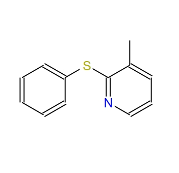 2-phenylthio-3-methylpyridine 19520-22-0