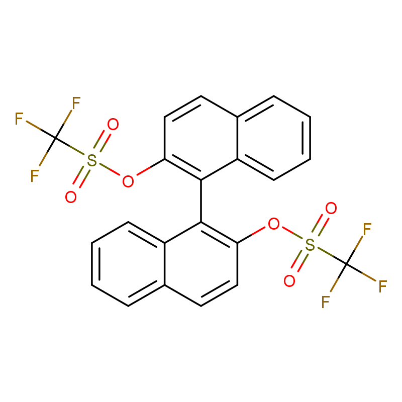 (R)-(-)-1,1'-联-2-萘酚二(三氟甲磺酸酯)  126613-06-7