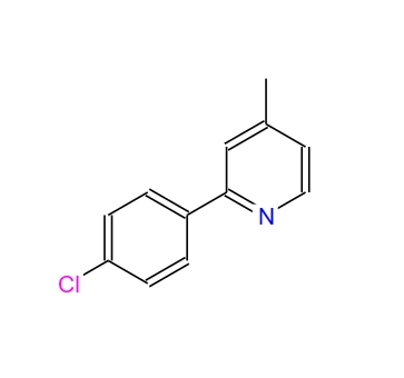 2-(4-chlorophenyl)-4-methylpyridine 23182-19-6