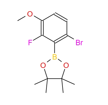 6-溴-2-氟-3-甲氧基苯基硼酸频那醇酯 1070871-08-7
