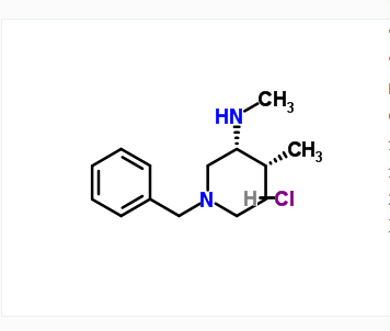 (3R,4R)-N,4-二甲基-1-(苯基甲基)-3-哌啶胺盐酸盐